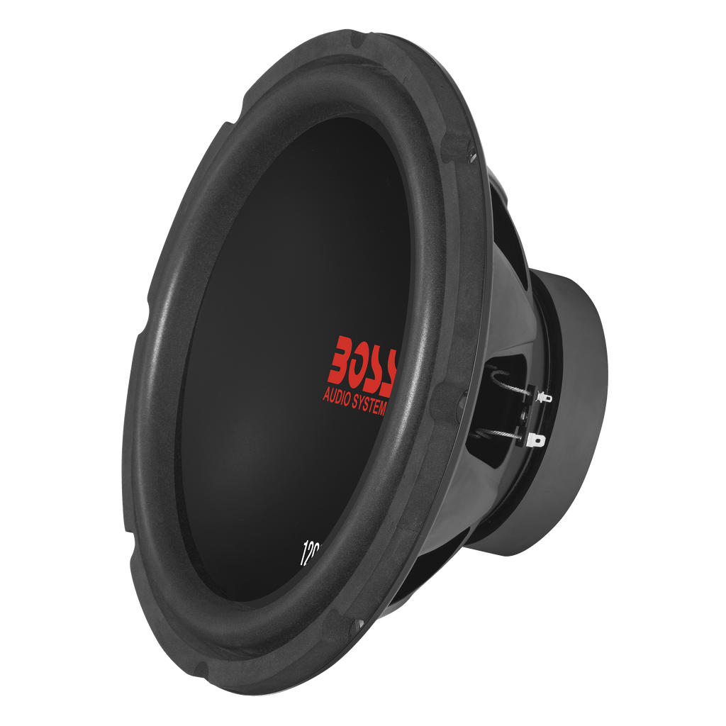 BOSS Audio Systems CXX124DVC Chaos Exxtreme Series 12 inch Car Audio Subwoofer - 1200 Watts Max, Dual 4 Ohm Voice Coil, for Truck, Boxes and Enclosures, Use With Amplifier