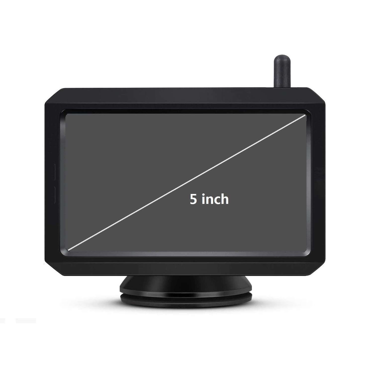 Auto-Vox Backup Camera Wireless 5'' Monitor Kit, Waterproof Rear View Camera Reversing Parking System for Trucks, SUV, and Universal Cars