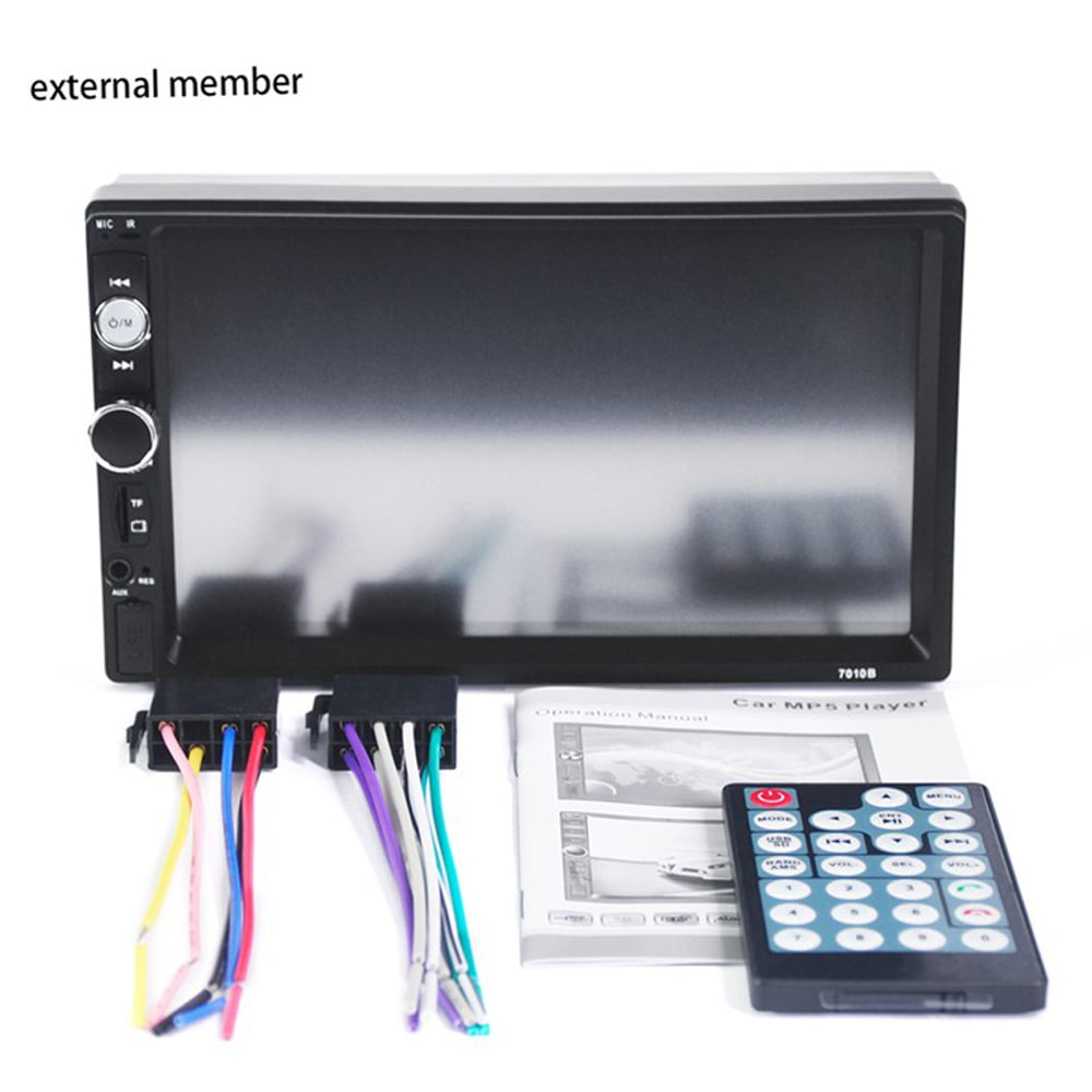 Polarlander Car Radio Stereo double DIN 7" Audio Receiver Touch Screen Bluetooth FM, MP5 Player USB/SD/AUX Hands Free Calling