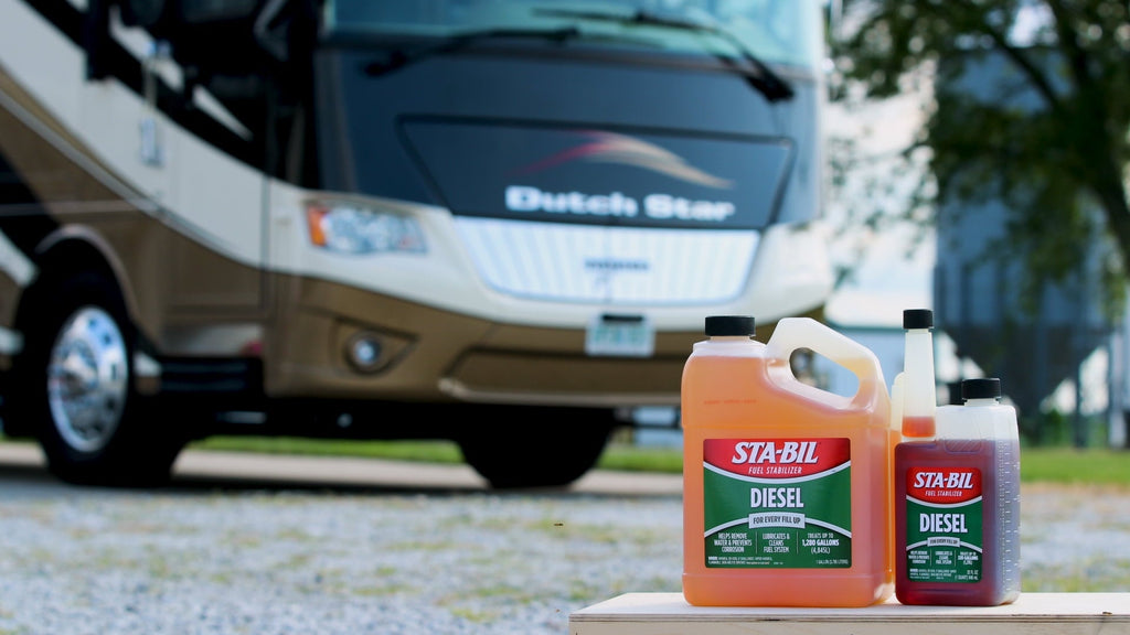 STA-BIL (22255) Diesel Fuel Stabilizer And Performance Improver - Keeps Diesel Fuel Fresh For Up To 12 Months - Lubricates And Cleans The Fuel System - Treats 1,280 Gallons, 1 Gallon, 128 Fl. oz.