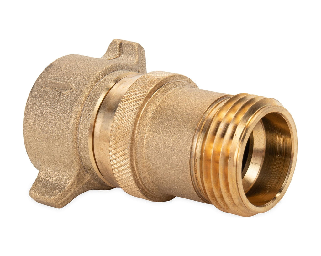 Camco Brass Water Pressure Regulator | Reduces Water Pressure to a Safe and Consistent 40-50 PSI | Protect Appliances and Prolong Equipment Life (40051)