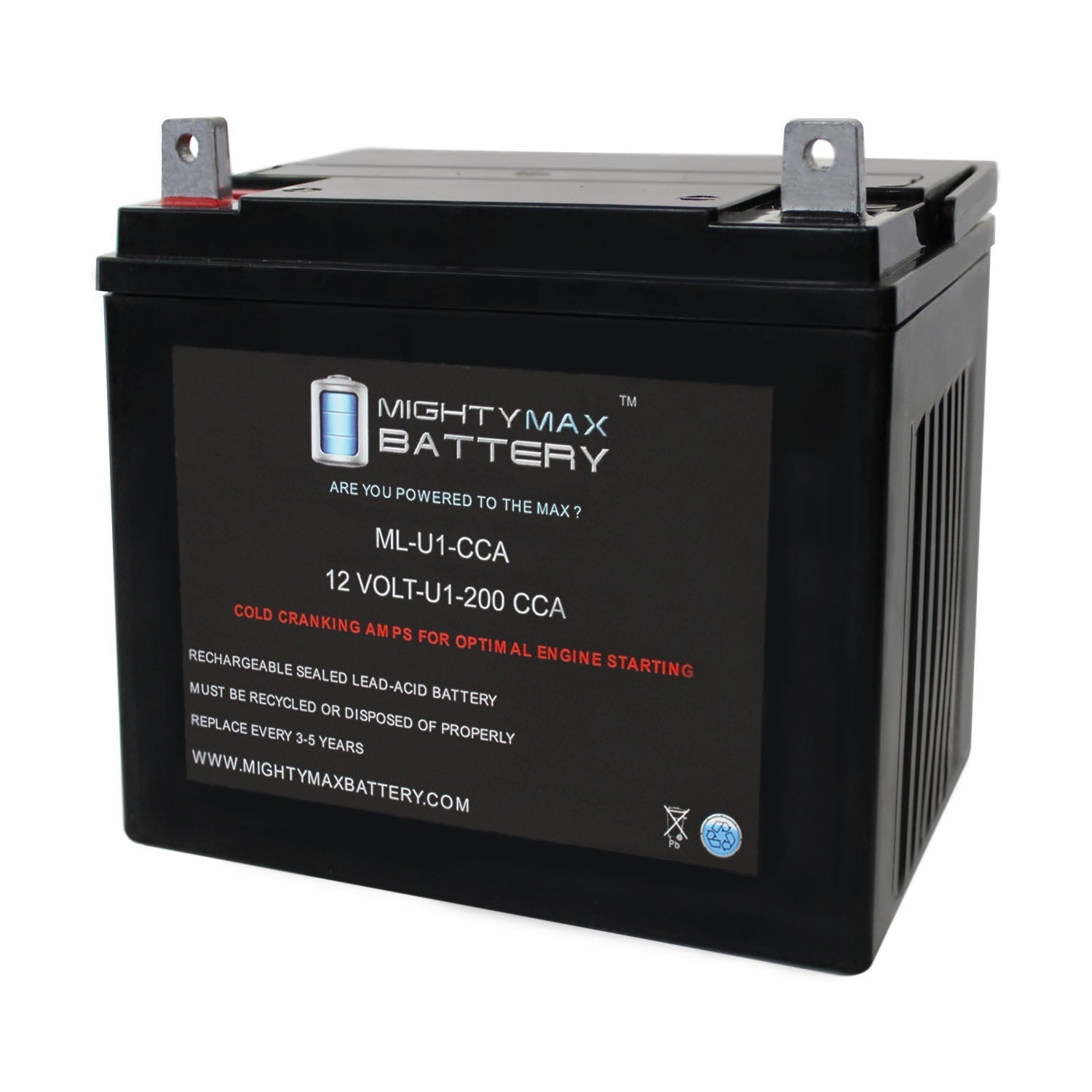 ML-U1 12V 200CCA Battery for Honda H4514 14 HP Lawn Tractor and Mower