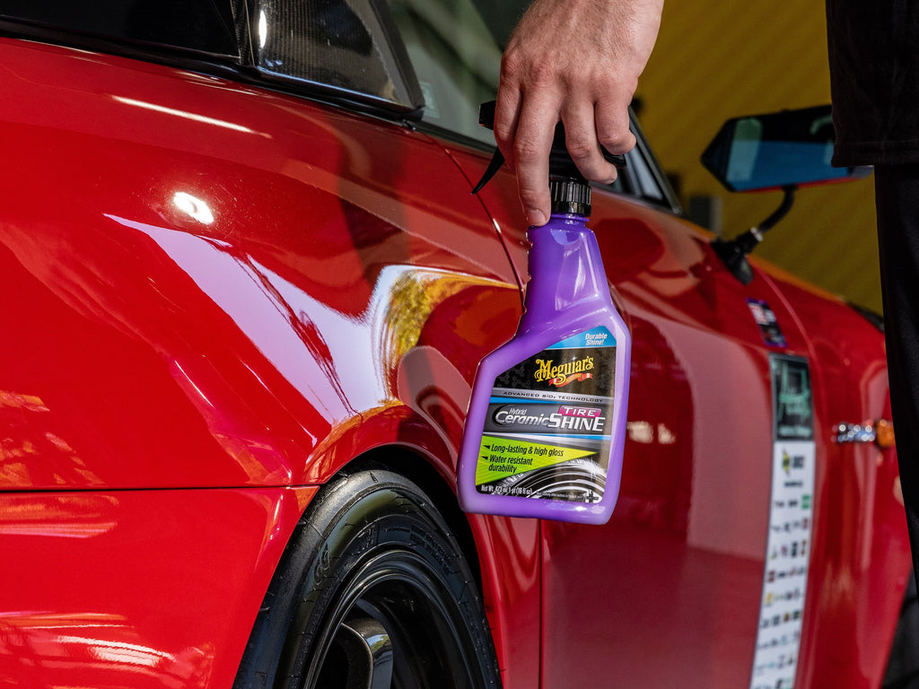 Meguiar’s Hybrid Ceramic Tire Shine, Durable High Gloss Shine that Lasts, G230416, 16 oz