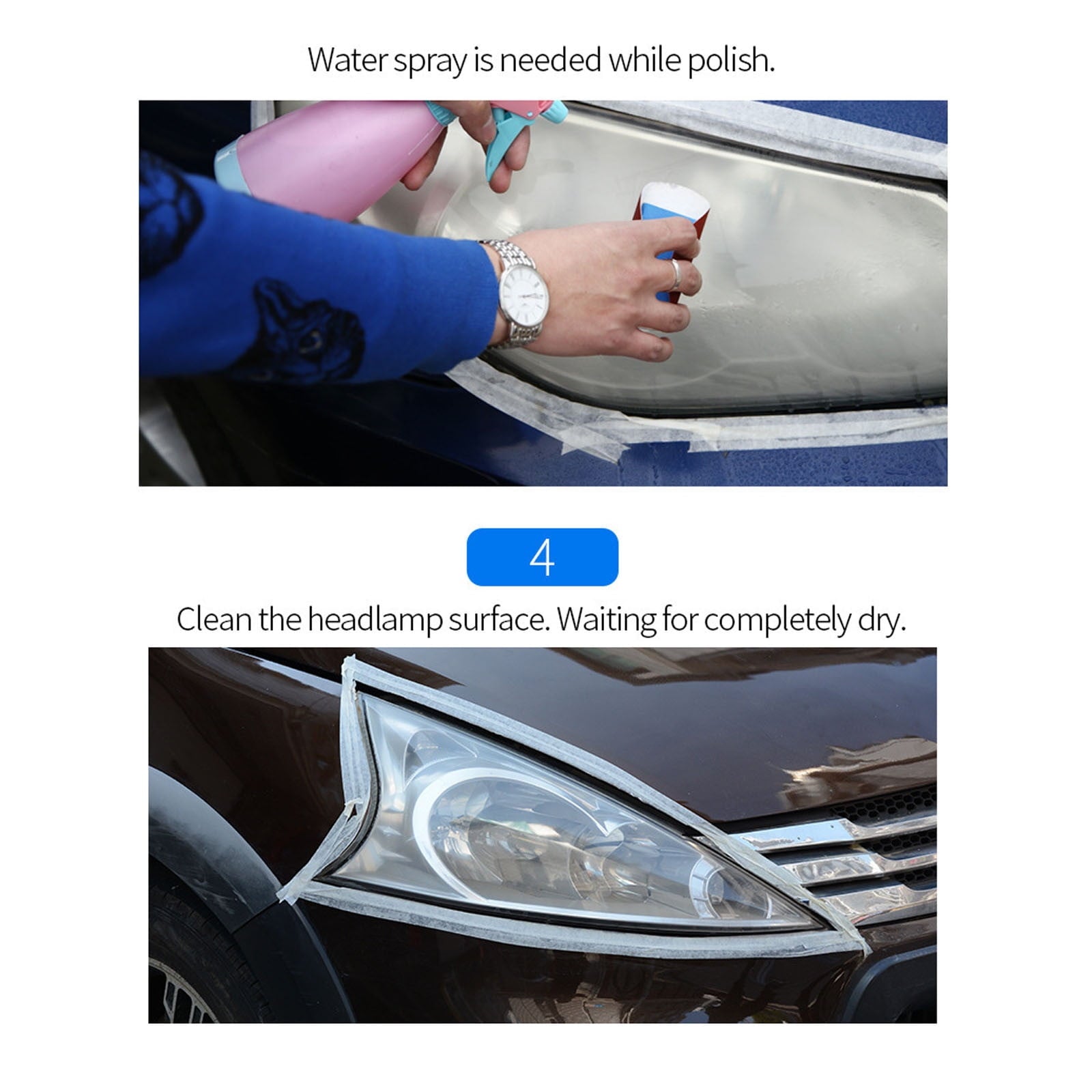 30MLUltra Headlight Restoration Kit Vehicle Headlamp Headlamp Repair Fluid Repair Tool Set Of Innovative Headlight Repair Polish, Car Headlight Repair Fluid, Car Headlight Cleaner