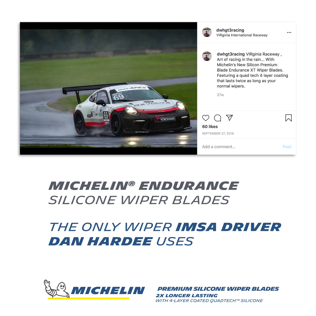 Michelin Endurance XT Advanced Silicone Wiper Blade 24",Last 2X Longer