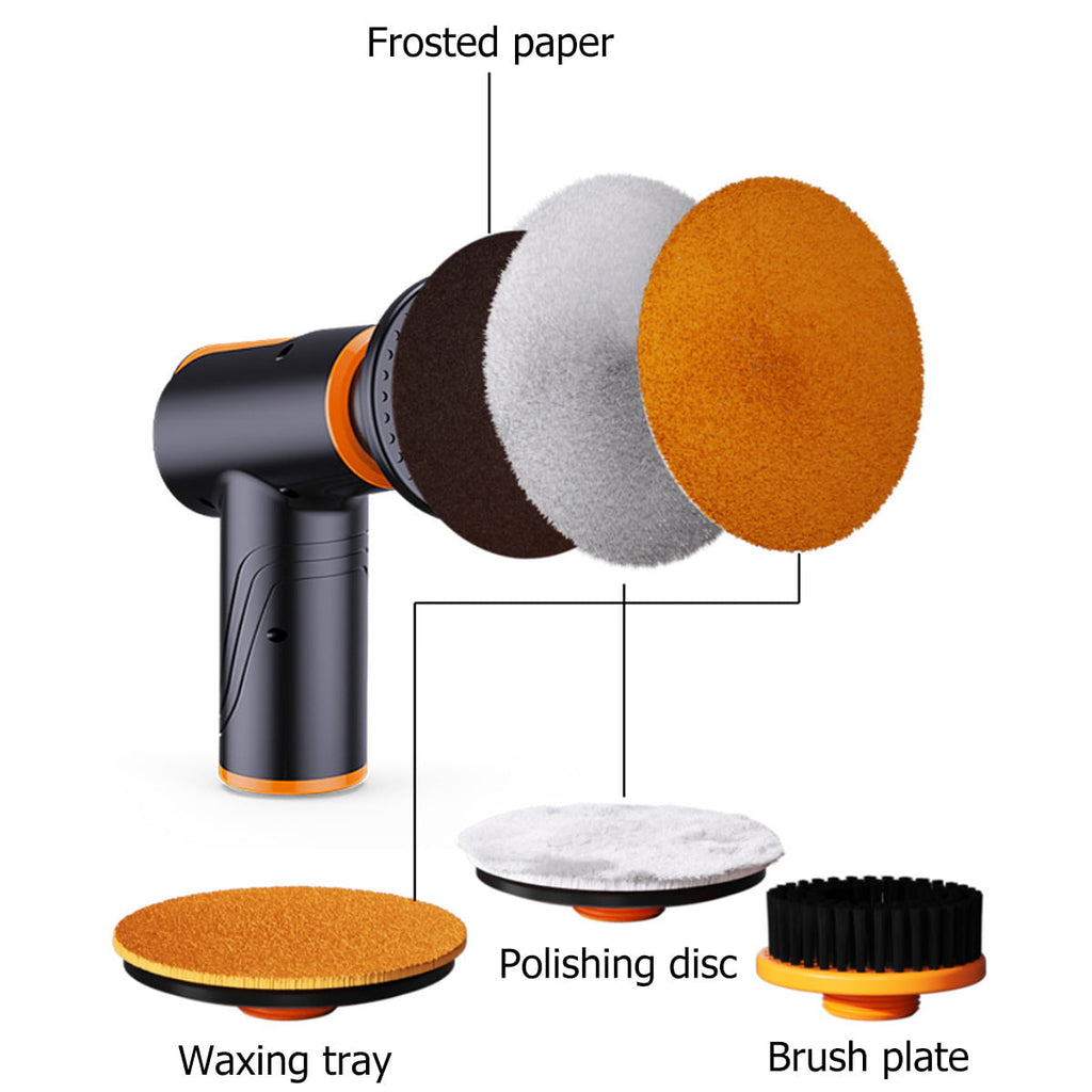 Harupink Cordless Car Buffer Polisher Kit , 2000mAh, Polishing Pads for Removing Car Scratch, Polishing Car/Home Appliance/Ceramic/Boat Detailing