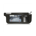 7Inch Black Car Right Sun Visor Rear View Mirror Screen LCD Monitor 2 Channel Video