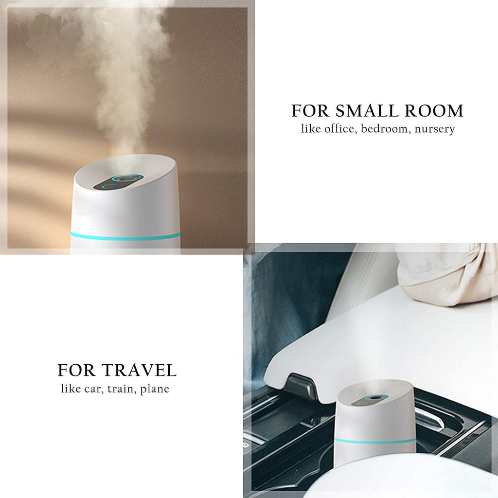 HONGGE Portable Personal, Mini Mist Humidifier with USB, White