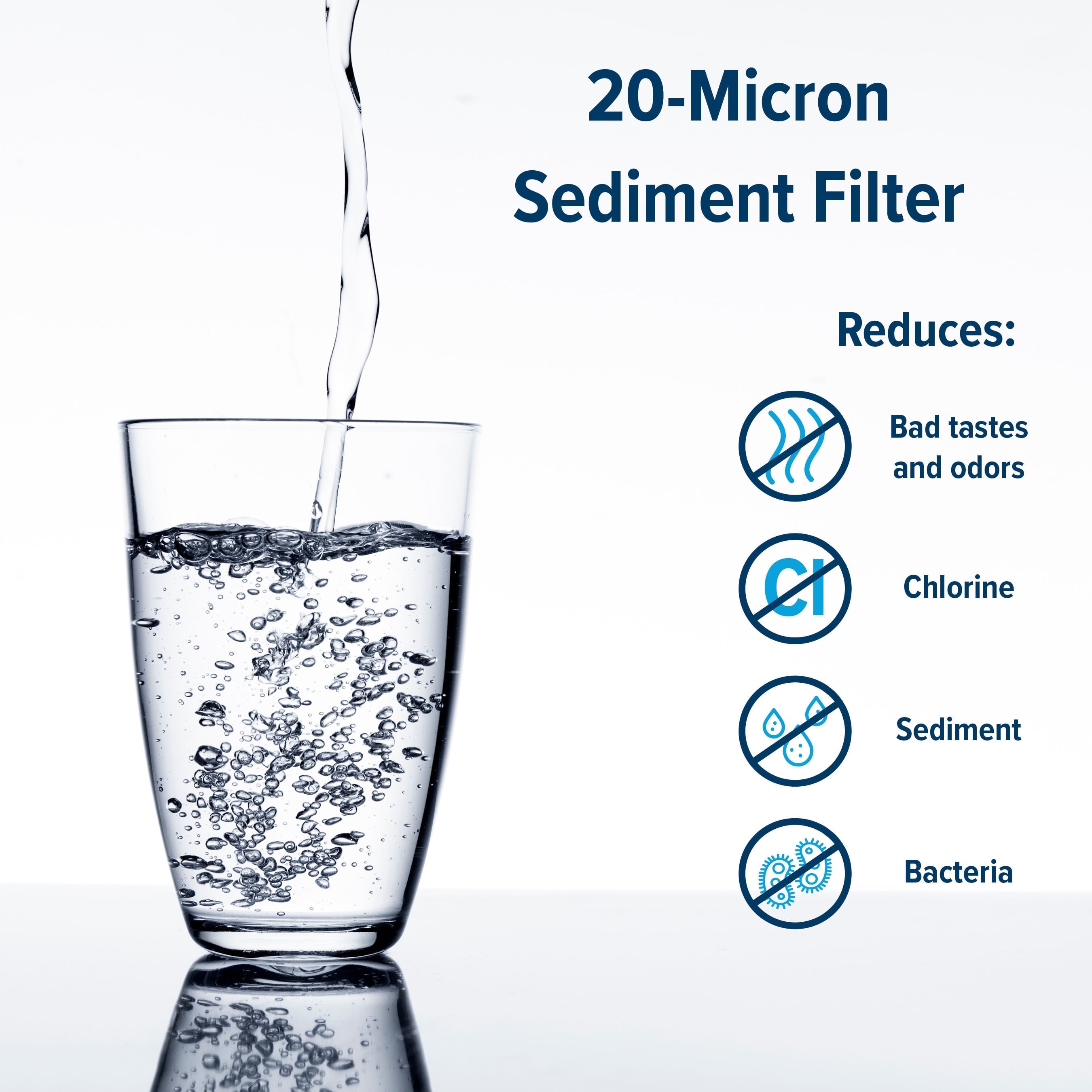 Camco TastePURE Camper/RV Water Filter | Inline Water Filter Reduces Bad Taste, Odor, Chlorine & Sediment | Ideal for RVs, Campers, Travel Trailers, Boats | 2-Pack (40045)