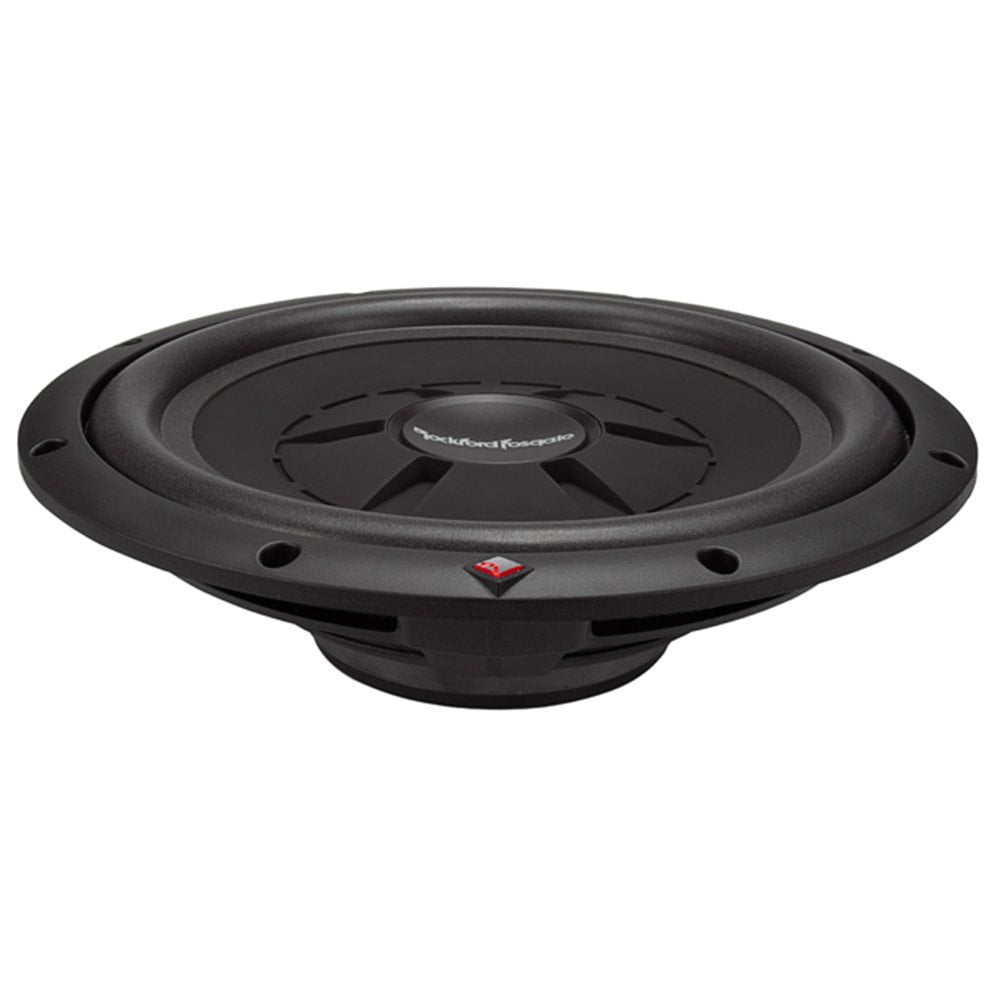 Rockford Fosgate 12 Inch 500 Watt Shallow Mount Slim Car Subwoofer (4 Pack)