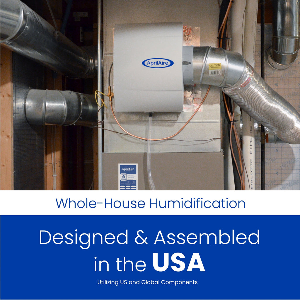 AprilAire 600M Whole-House Humidifier - Manual - Large Capacity Water Saver Furnace Humidifier for Homes up to 4,000 Sq. Ft.