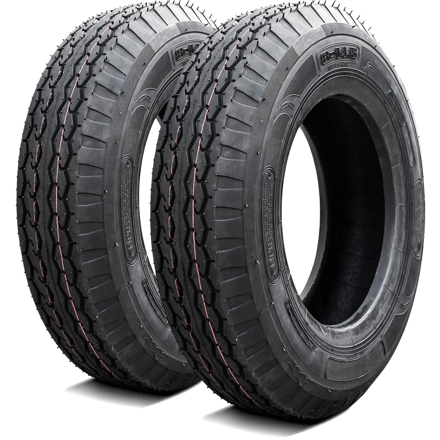 Set of 4 (FOUR) Nama NM519 ST 8-14.5 Load G (14 Ply) Heavy Duty Mobile Home Trailer Tires