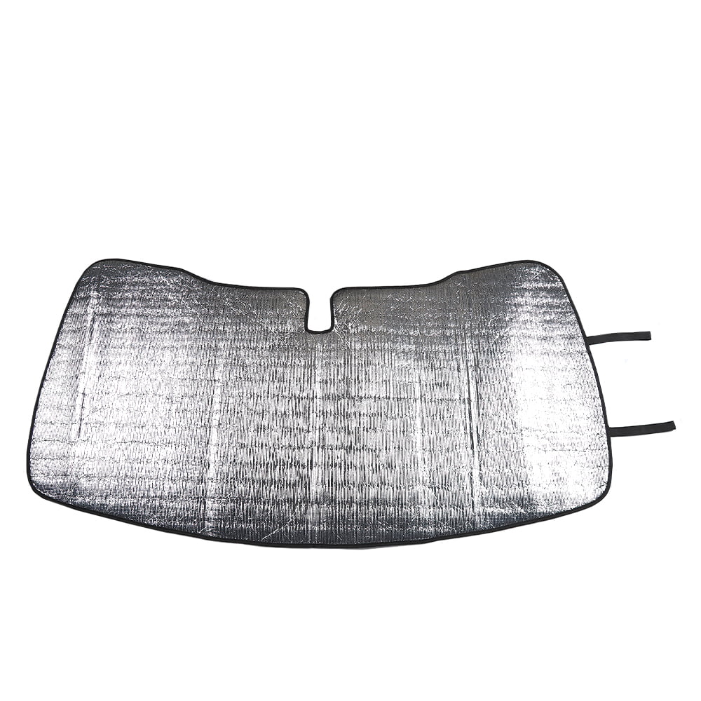 CheroCar Car Sun Shade Windshield Foldable Sunshade Visor Cover for Ford F150 2015-2020, Silver