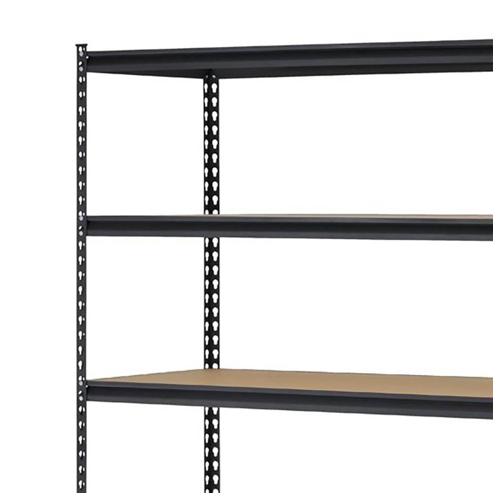 Edsal 5 Shelf 4000 Lb. 48x18x72" Adjustable Storage Rack Shelves (2 Pack)