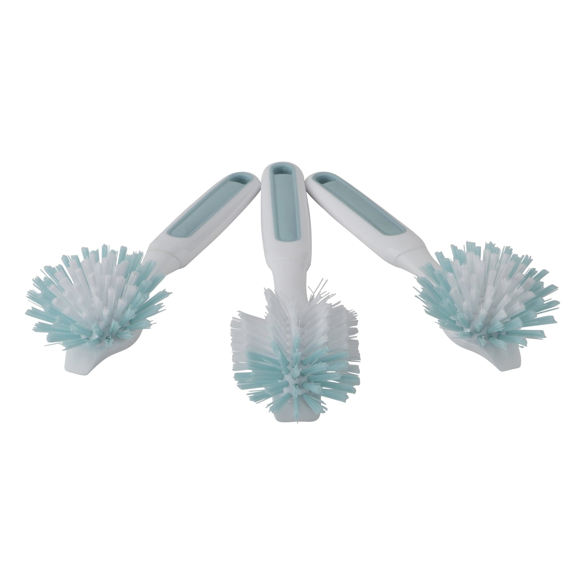 GoodCook PROfreshionals 3-Piece BPA-Free Kitchen Dish Brush Set, Teal