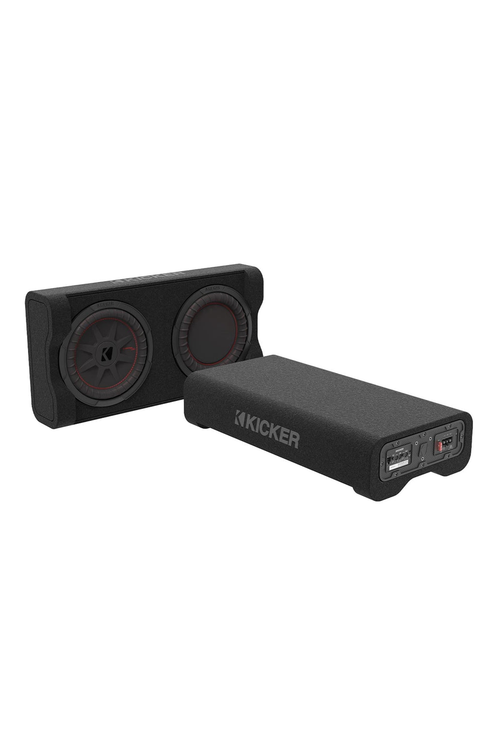 Kicker TRTP 12" 500W Powered Down-Firing Loaded Enclosure with Built-In Amplifier and Remote Bass Control
