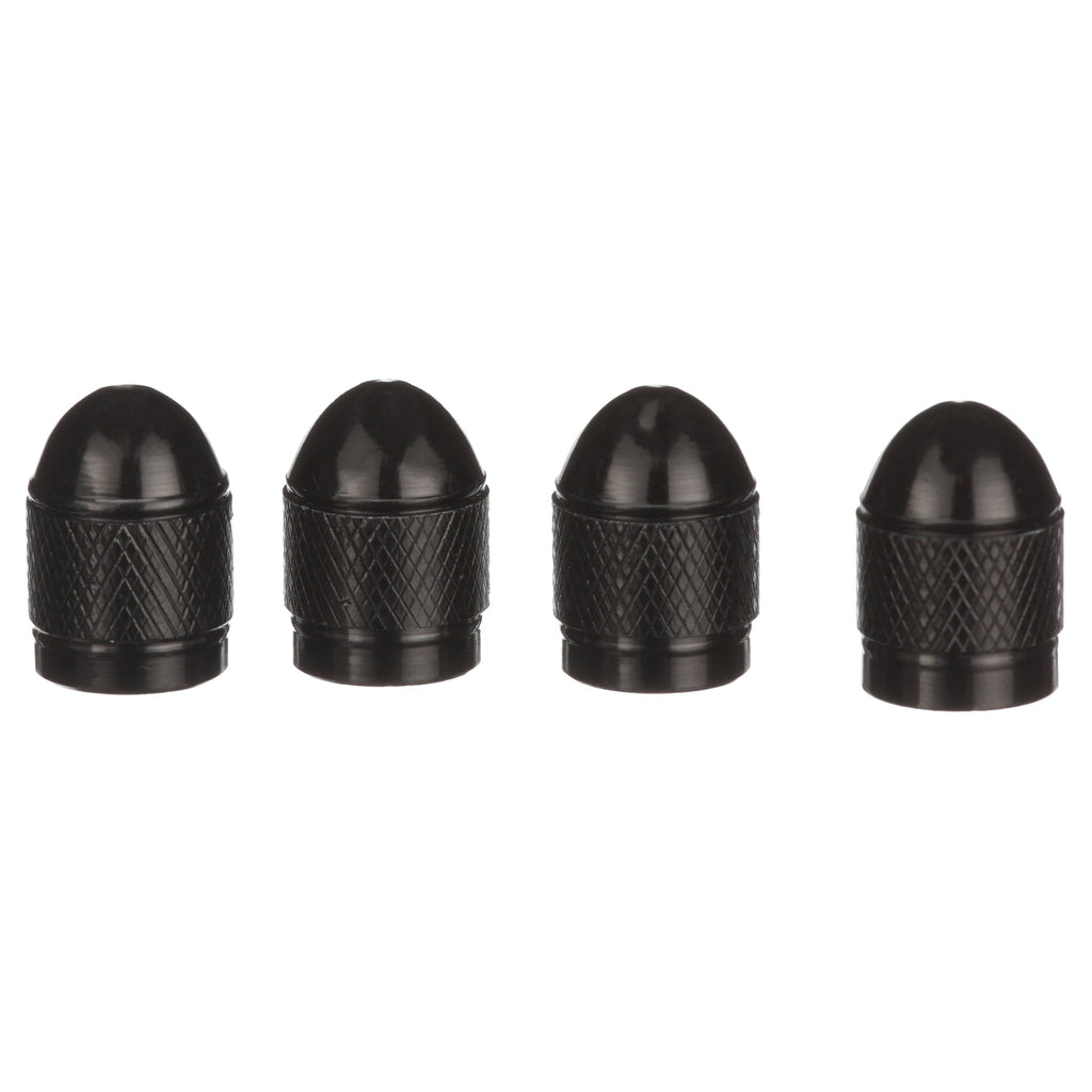 Slime Custom Series Black Anodized Metal Valve Caps, 20132