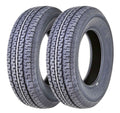 Set 2 Premium FREE COUNTRY Trailer Tire ST215/75R14 8PR Load Range D w/Featured Scuff Guard