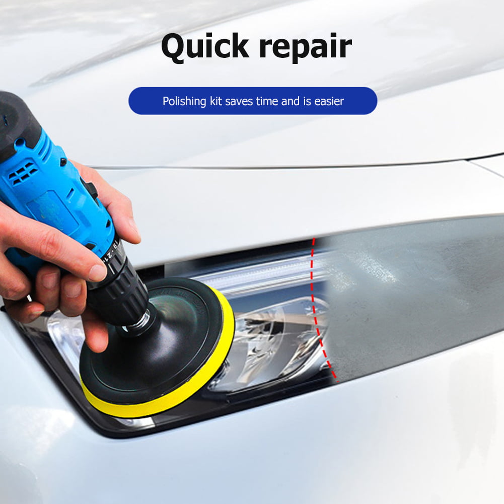 Car Headlamp Repair Tool Set Auto Headlight Restoration System Light Polisher
