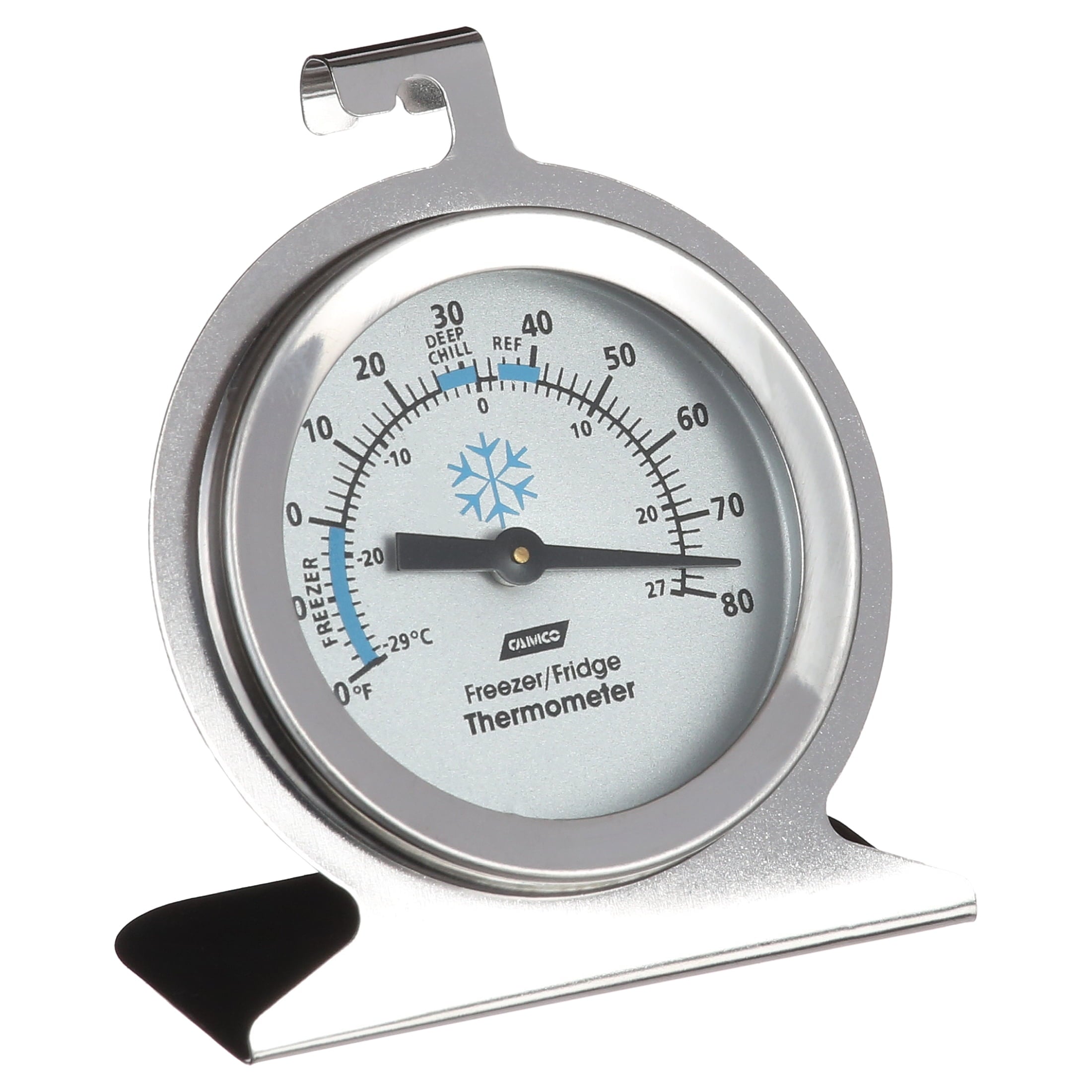 Camco 42114 Thermometer - Refrigerator / Freezer / Dry Storage