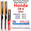 2015 Honda CR-V Performance Beam Wipers (Set of 3) w/Rear Wiper