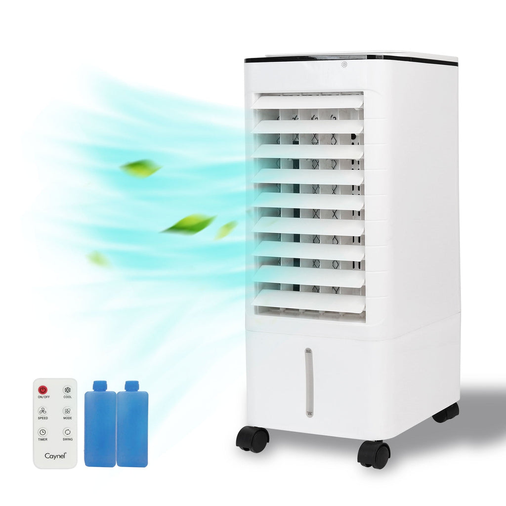 Caynel 3-in-1 Evaporative Portable Air Cooler Fan/ Humidifier with 12H Timer& Remote Control, 110v