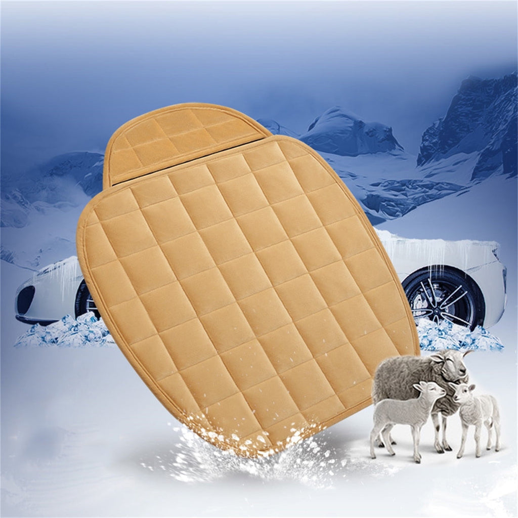 Tiitstoy 1Pc Car Seat Cushion, Premium Comfort Memory Silk Wadding, Non-Slip Rubber Bottom with Storage Pouch, Car Seat Pad Universal