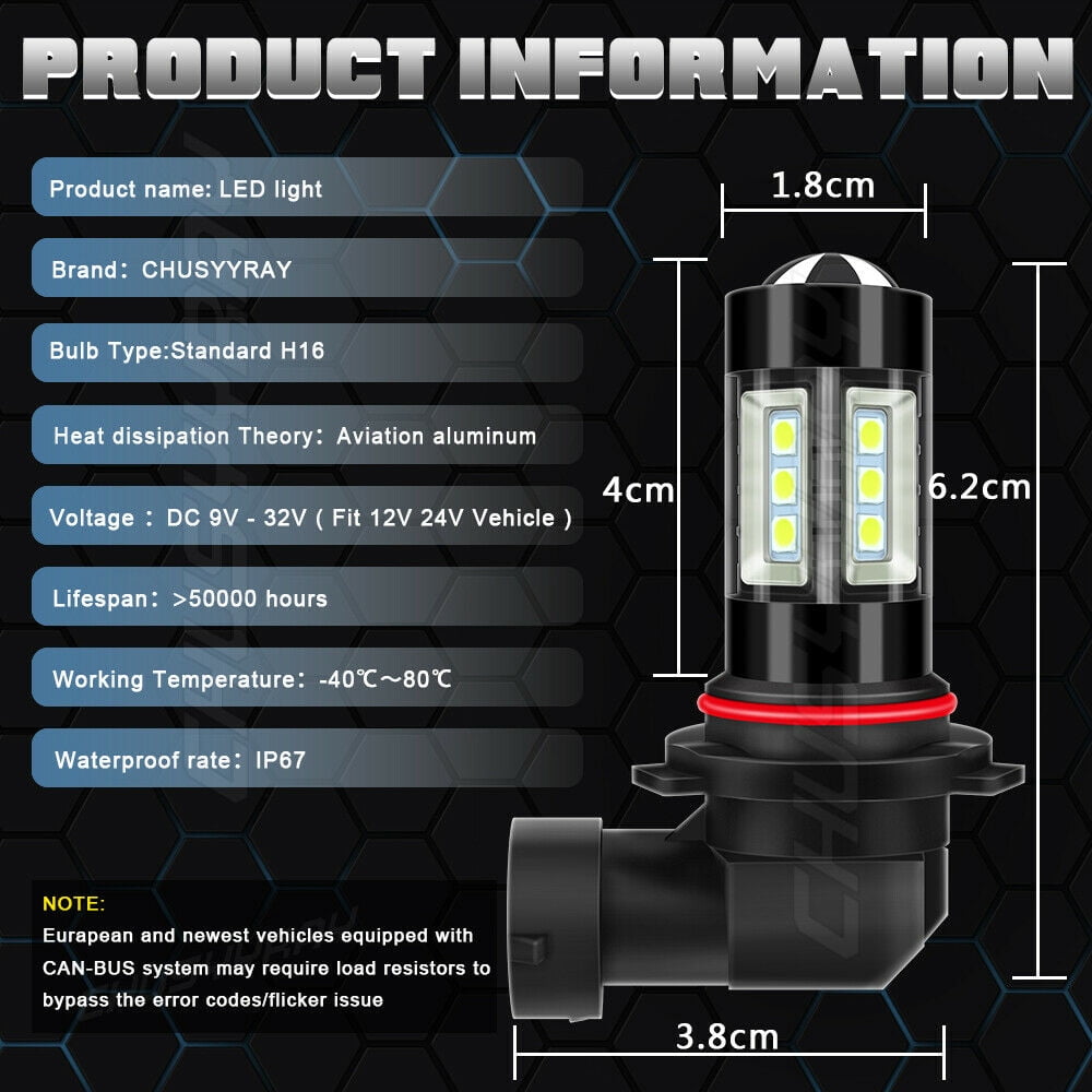 For Acura TL 2004 2005 2006 Front HID Headlight High/Low Beam Fog Light 4×Bulbs