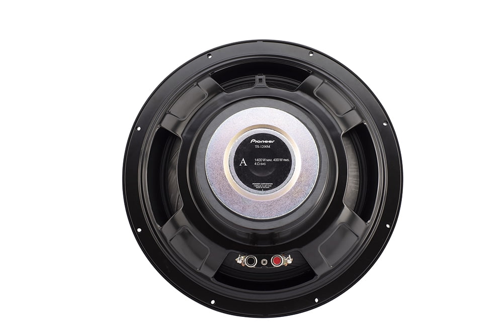 Pioneer TS-1200M 12" - 1400 W Max Power, Single 4Ω Voice Coil, IMPP™ cone, Rubber Surround | Component Subwoofer
