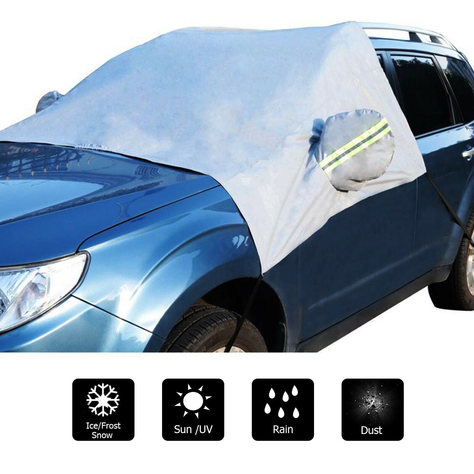 Car Windshield Cover For Front Side Window Mirror Snow Frost Sun Rain Shield
