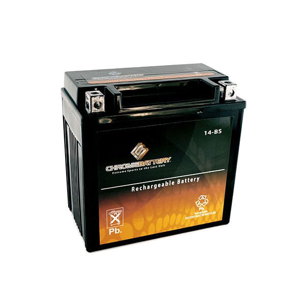 Atv Battery Ytx14-Bs For Honda Trx500Fa Fourtrax Rubicon 500Cc Years (2001-2014)