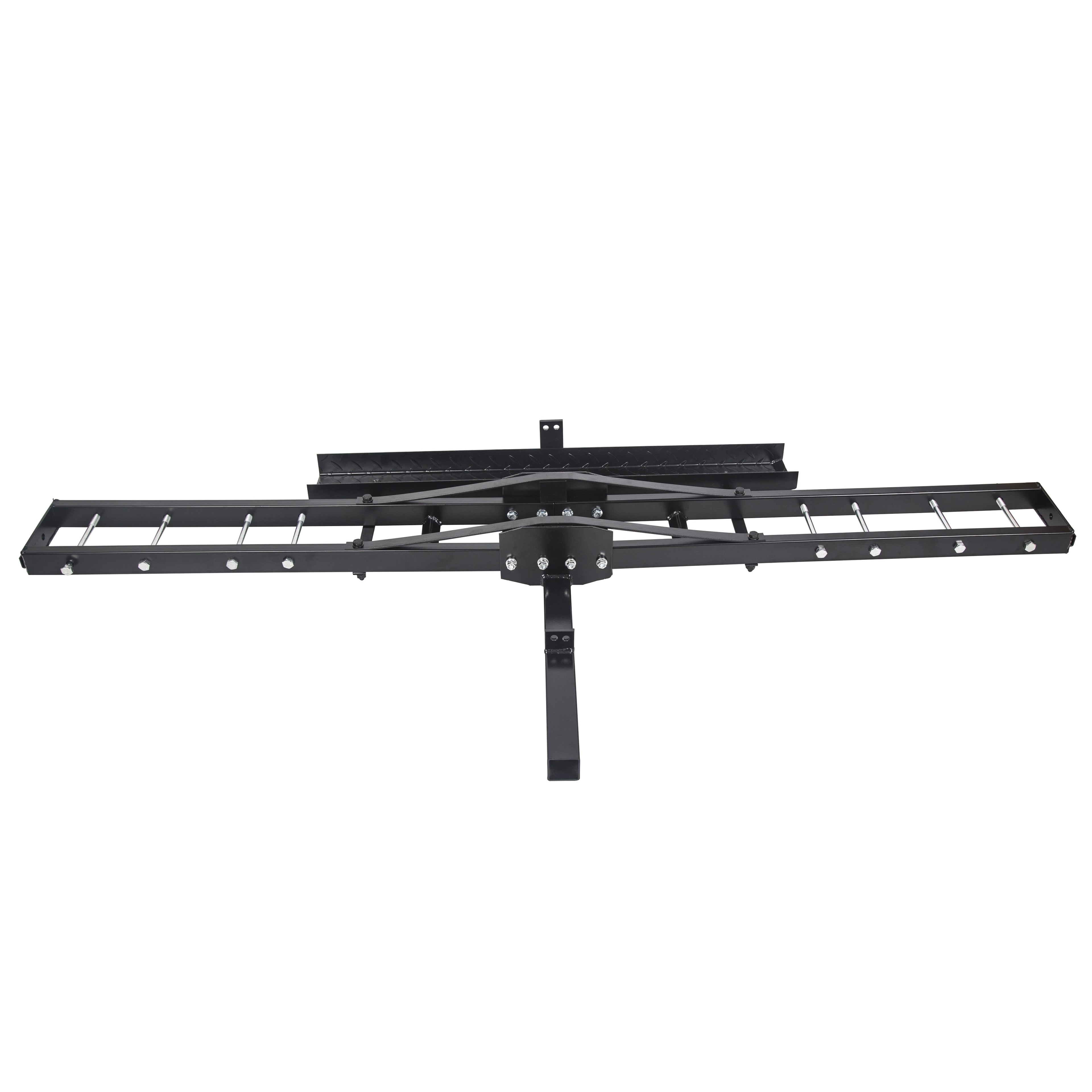 Kojem 500 Lbs Heavy Duty Motorcycle Dirt Bike Scooter Carrier Hitch Rack Hauler Trailer with Loading Ramp