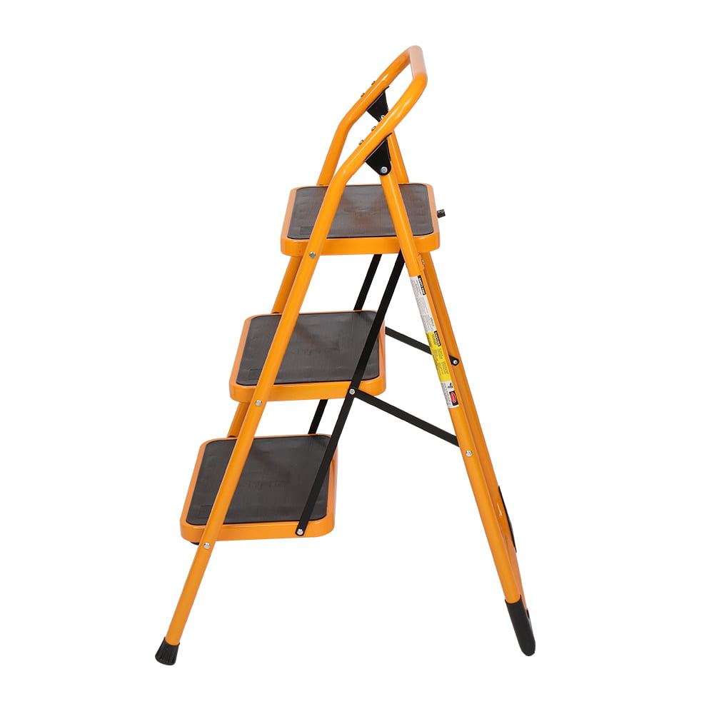 Ktaxon 3-Step Ladder, Lightweight Step Stool, 330 lb. Load Capacity, Iron
