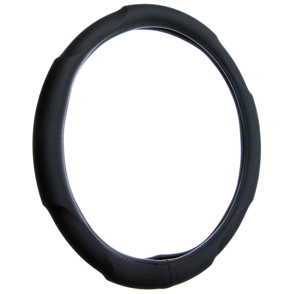 Custom Accessories Contour-Grip Steering Wheel Cover, Black