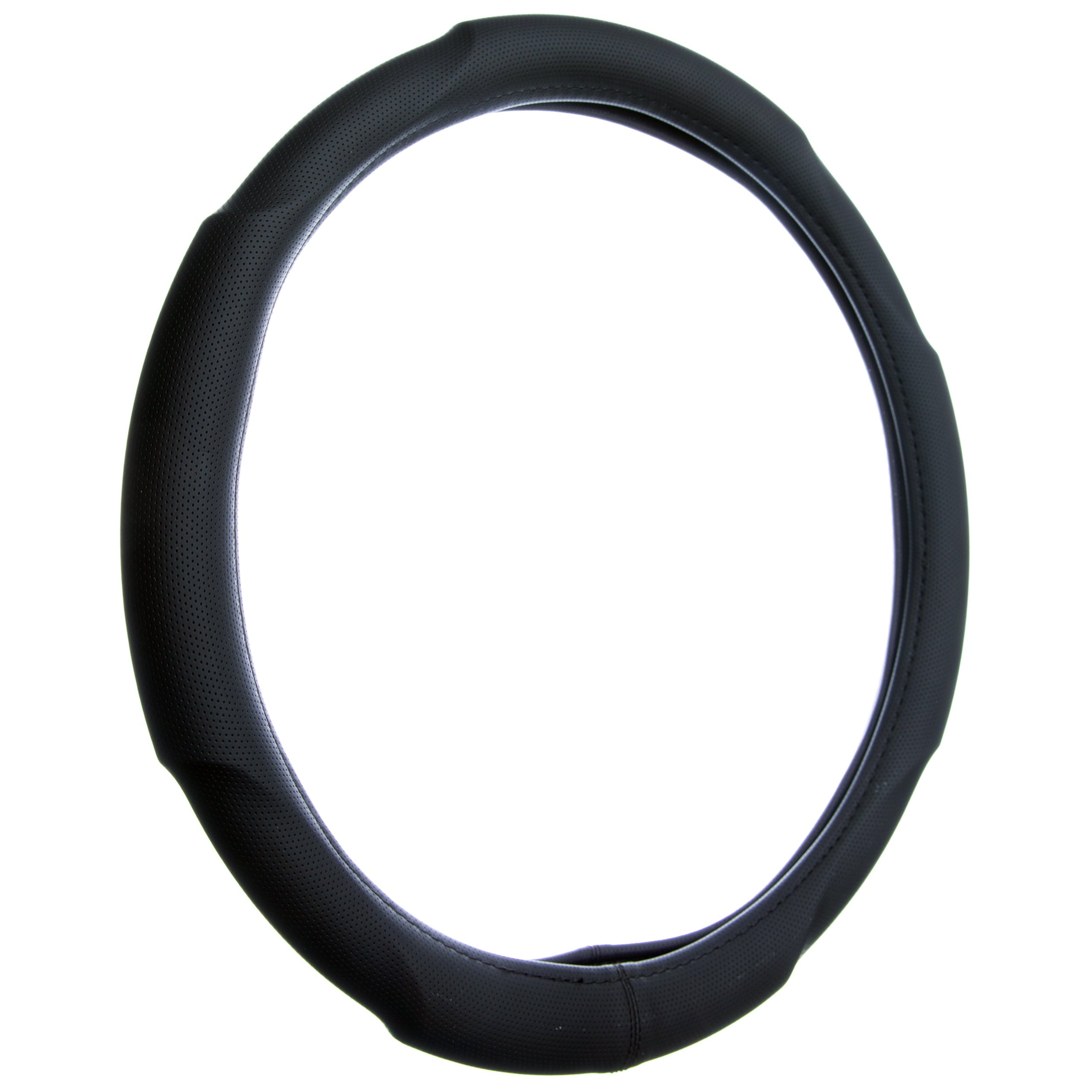 Custom Accessories Contour-Grip Steering Wheel Cover, Black