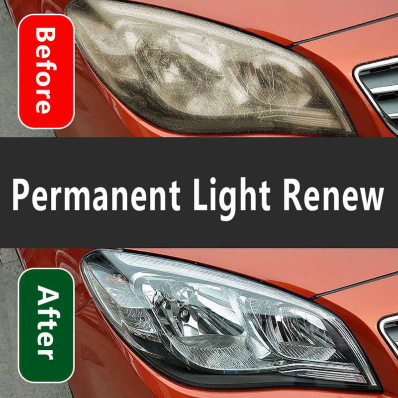 50ML Car Headlight Repair Fluid Kit Lamp Cover Scratch Repair Refurbished Brightening Cleaning Restoration