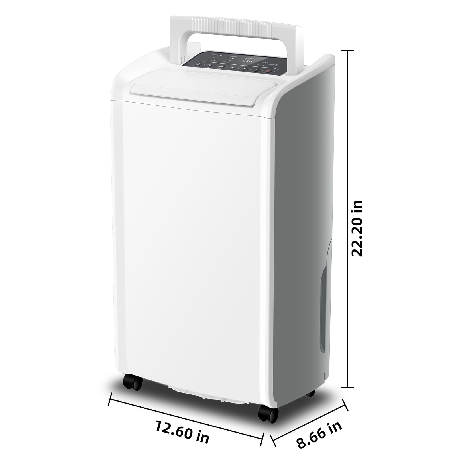Rocyis 70 Pints 4,500 Sq. Ft. Home Dehumidifier for Large Room, Basement with Auto Shut off, Drain Hose, Reusable Filter Humidity Control for Bedroom, Bathroom