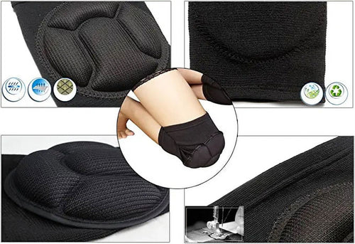 Adult Sponge Knee Pads Protector Gear Volleyball Mountain Bike Skate Football Wrestling Hiking Shockproof Pad Support Brace Guard Elbo