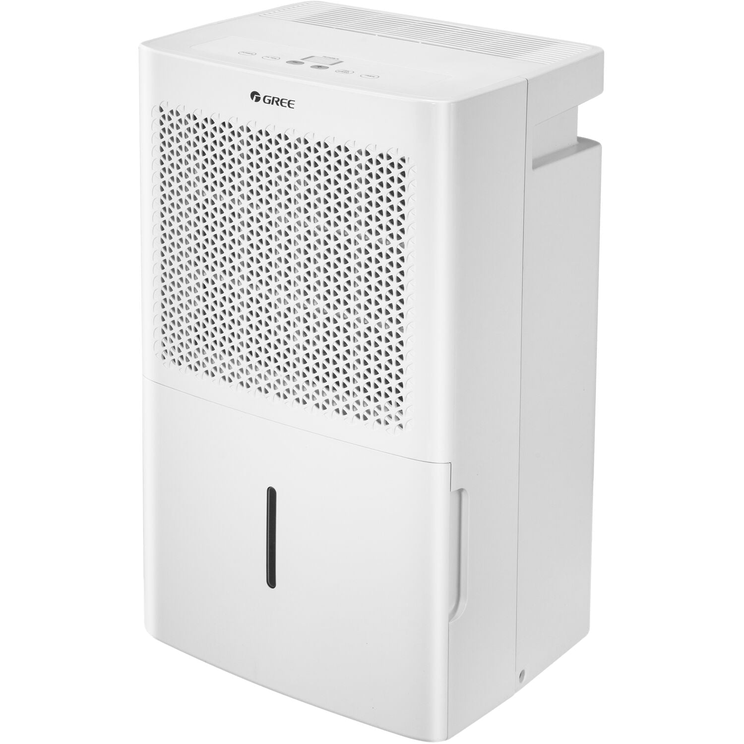 Gree Energy Star 50-Pint Portable Dehumidifier | Removes Moisture in Garages, Basements, Living Rooms, Large Areas up to 4,500 Sq.Ft. | LED Display | Removable Tank | GD50BW