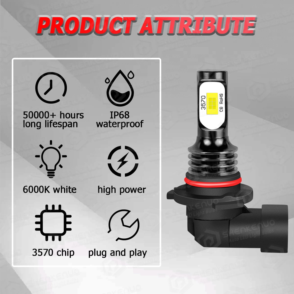 6K LED Headlight+Fog Light Bulbs For GMC Sierra 1500 2500HD 1999 2000 2001 2002