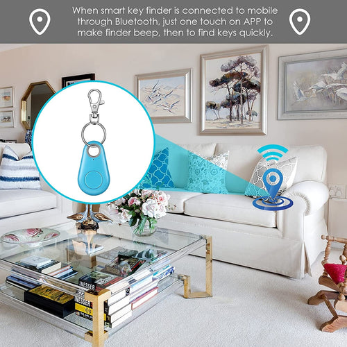 5 Pack Smart Key Finder Locator GPS Tracking Device for Kids Boys Girls Pets Cat Dog Keychain Wallet Luggage Anti-Lost Tag Alarm