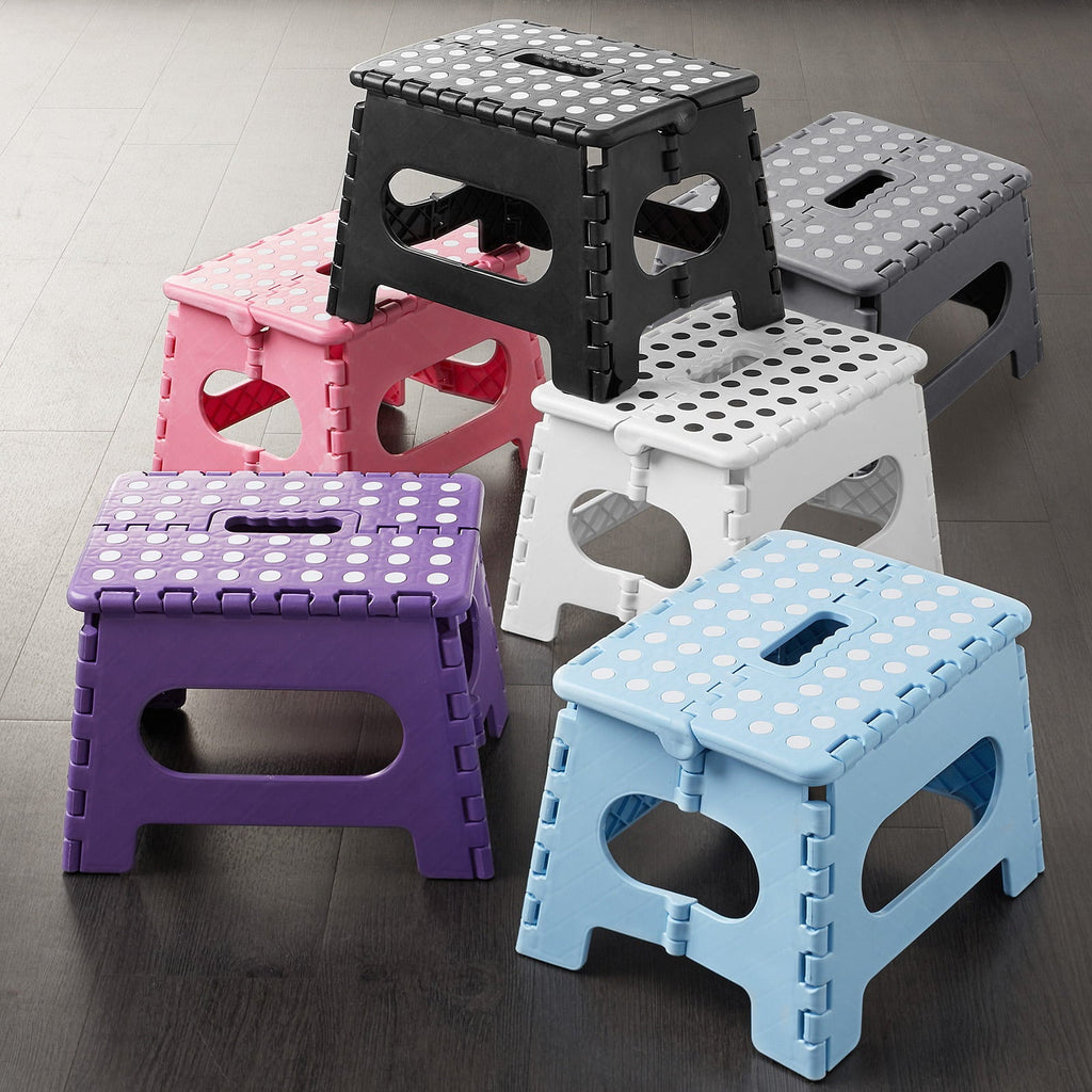 Casafield 9" Folding Step Stool with Handle
