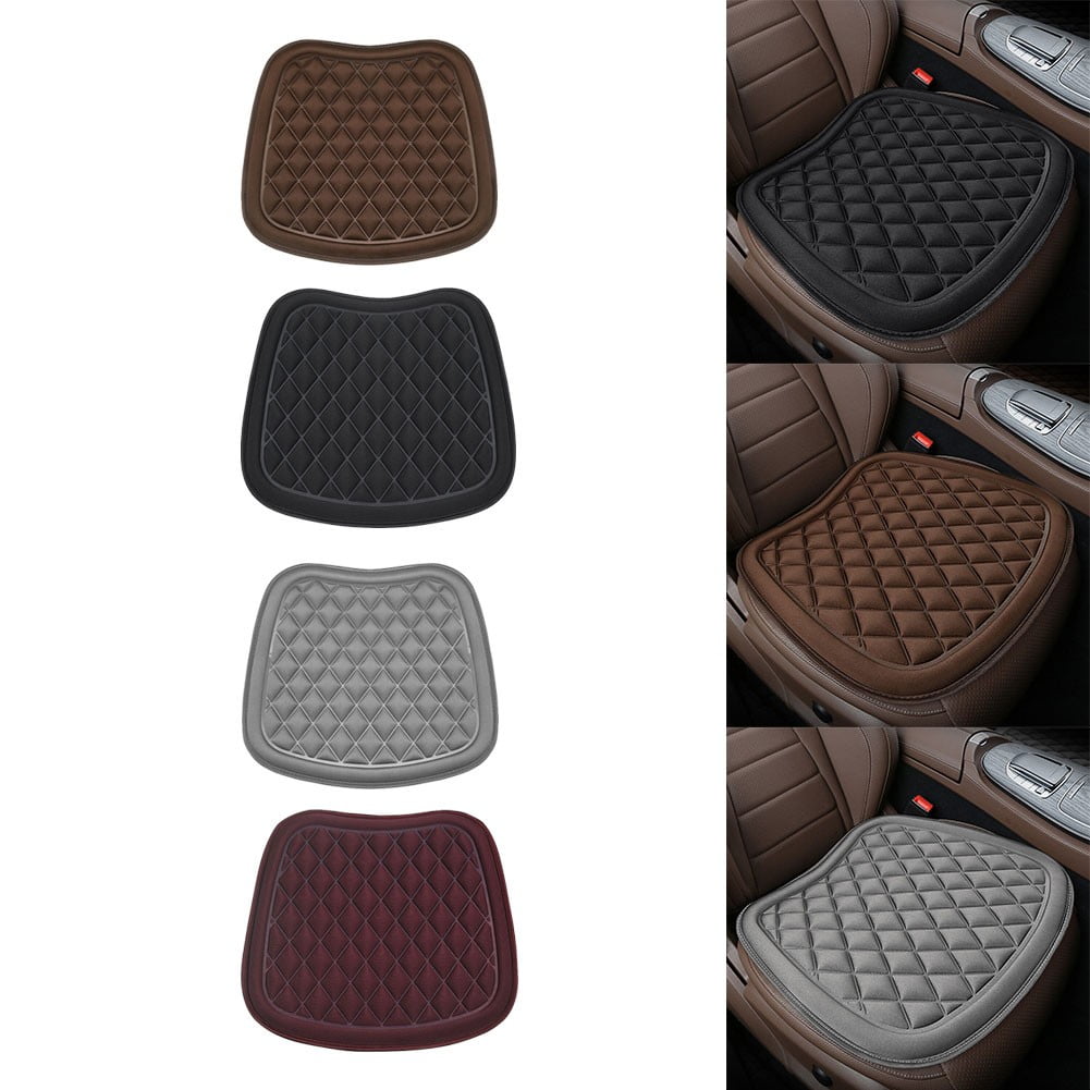 Fule Car Seat Cushion, Driver Seat Cushion With Comfort Memory Foam and Non-Slip Rubber Gray