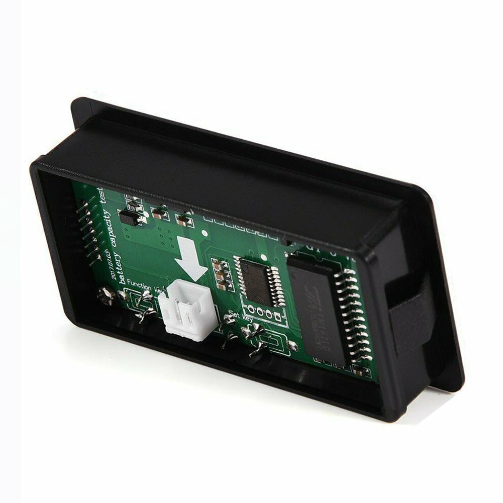 DC 8V 12V 24V 36V 48V 72V Battery Meter, Battery Capacity Voltage Monitor Gauge Indicator, Lead-Acid & Lithium ion Battery Tester, for Golf Cart RV Marine Boat Club Car Motorcycle