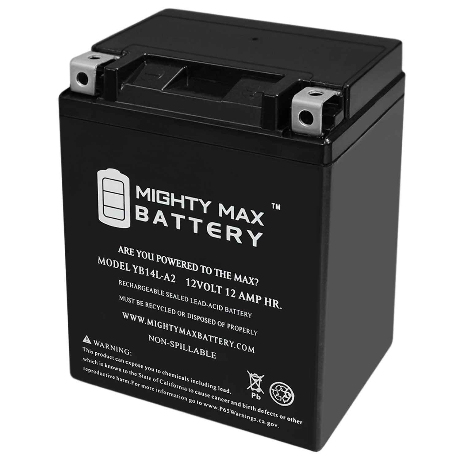 YB14L-A2 12V 12Ah Battery for Moto Guzzi 750 Nevada 750 Classic 2010