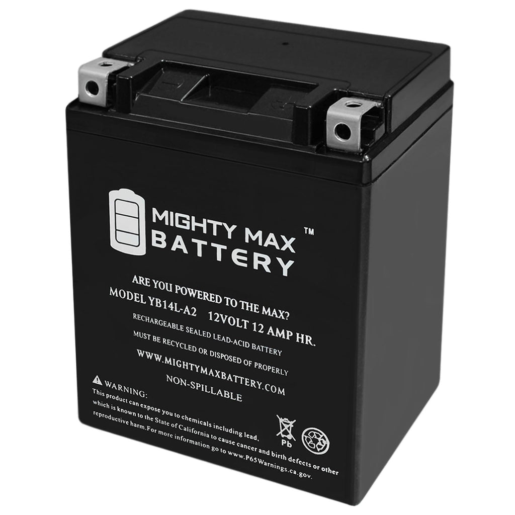 YB14L-A2 12V 12Ah Battery for Ducati 500 Pantah 2011