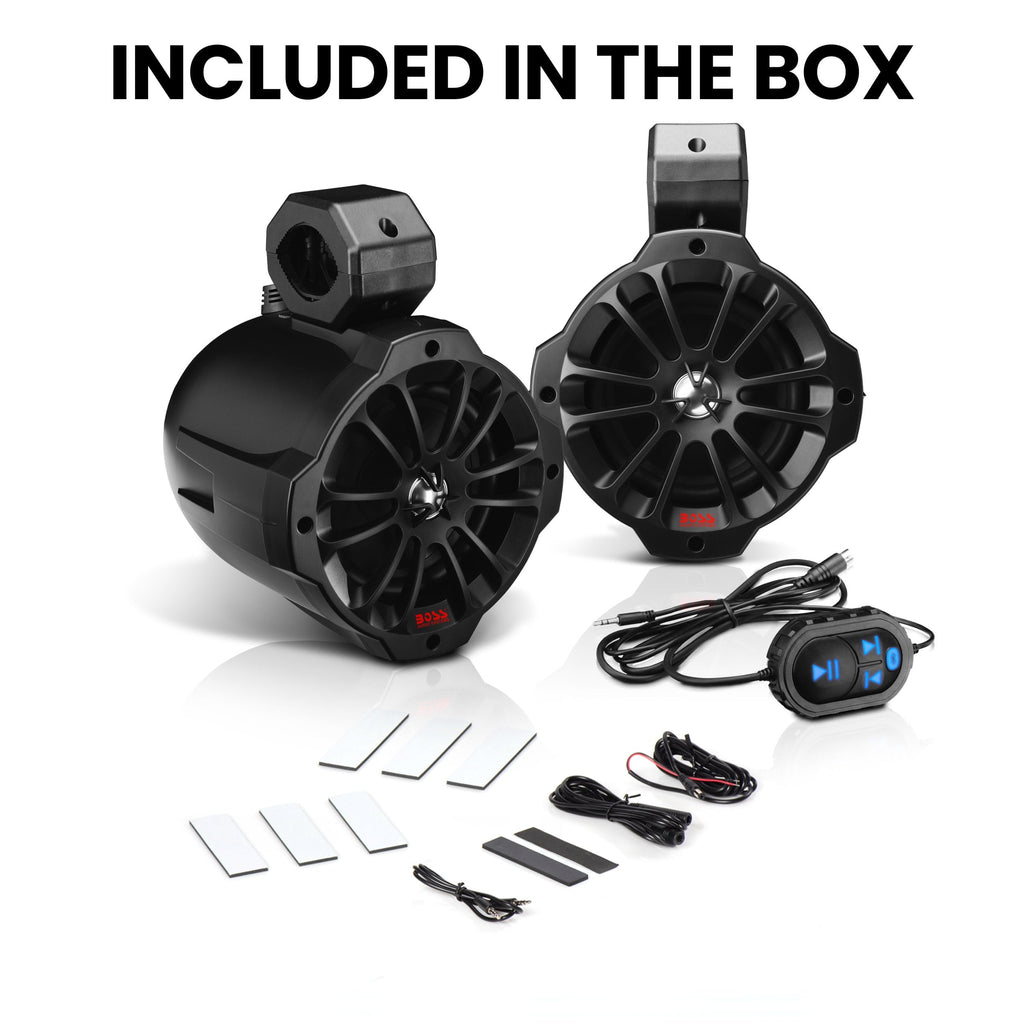 BOSS Audio Systems B62ABT Weatherproof ATV Waketower Bluetooth Speaker System