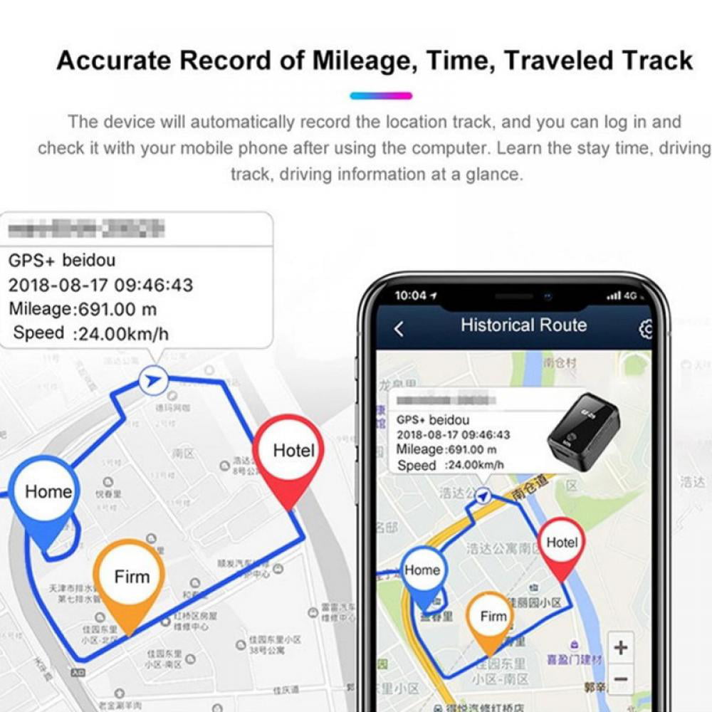 GPS Locator App Control Anti lost Device Car Tracker Magnetic Recorder for Vehicle/Car/Person Location Car Tracker