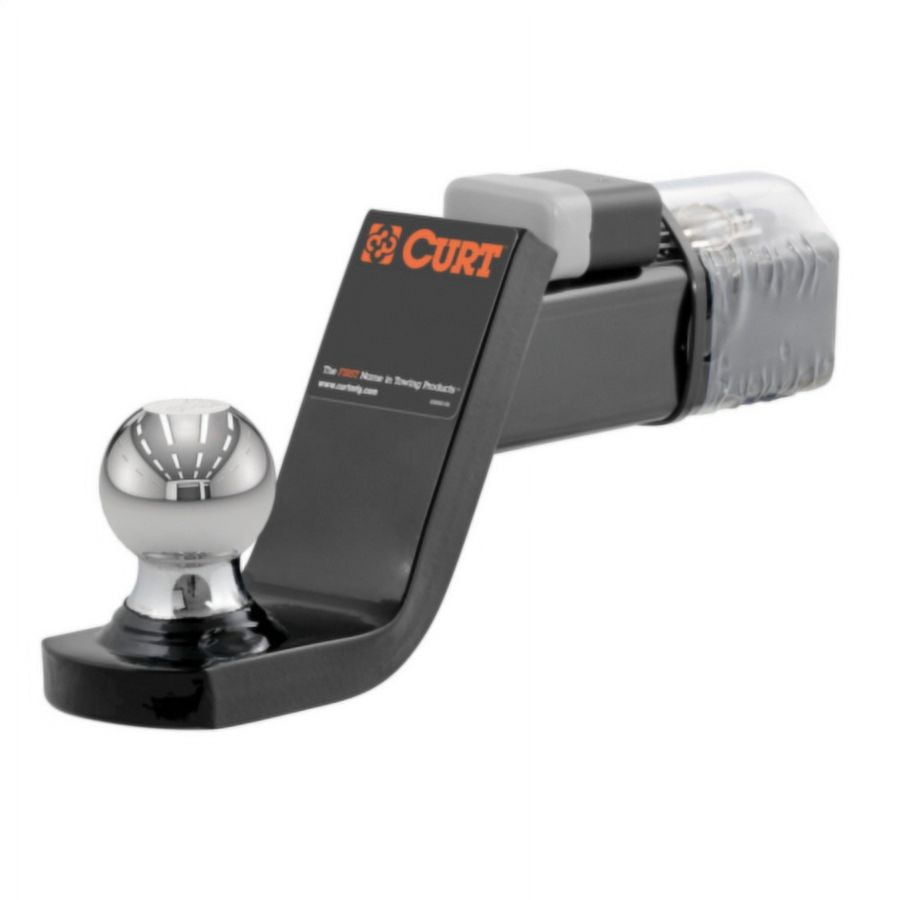 Curt Manufacturing Towing Starter Kit with 2 Inch Ball (2 Inch Shank, 7,500 lbs., 4 Inch Drop)
