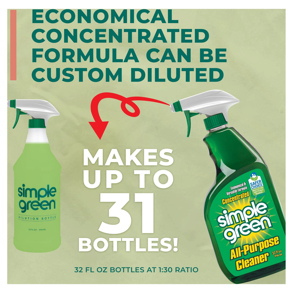 Simple Green All-Purpose Cleaner Concentrate, Spray Bottle, Original, 32 fl. oz